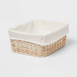 Tapered Woven Basket With Liner - Brightroom™ -Brightroom GUEST 0fb1f4e5 0222 49b3 bf2a 53282a25b189