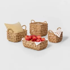 Rectangular Twisted Open Checkered Weave Basket - Brightroom™ 9 Rectangular Twisted Open Checkered Weave Basket - Brightroom™ -Brightroom GUEST 201761e9 c2f6 4214 a69a 5b0470d995d6 1