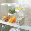 5pc Airtight Canister Set White - Brightroom™ -Brightroom GUEST 4a8c48a1 5716 49ec 8277 d1f7aebf7a3d