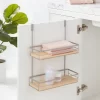 Over The Cabinet Tiered Shelves With Wood - Brightroom™ -Brightroom GUEST 501c74f5 2b0b 44cc b168 4a5bc1472ca0