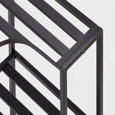 Small Space Storage Cabinet Black Metal - Brightroom™ 4 Small Space Storage Cabinet Black Metal - Brightroom™ - Image 2