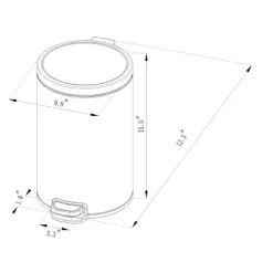 12L Round Step Trash Can - Brightroom™ -Brightroom GUEST 5b62ec6c 4d4c 4efb b3e1 878799ee627d