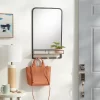 Metal Entryway Organizer With Mirror Large Natural - Brightroom™ 2 Metal Entryway Organizer With Mirror Large Natural - Brightroom™ -Brightroom GUEST 5e858200 dcee 4e13 ada7 8dacd0a986cf