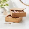6" X 6" X 4" Square Swivel Hinge Bamboo Countertop Organizer - Brightroom™ -Brightroom GUEST 6486c75a 5850 4c74 bf17 3d519d5476ac