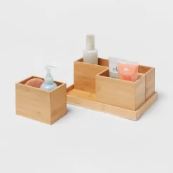 11.25" X 7" X 4.5" Modular Bamboo Vanity Organizer With Magnetic Strip - Brightroom™ 7 11.25" X 7" X 4.5" Modular Bamboo Vanity Organizer With Magnetic Strip - Brightroom™ -Brightroom GUEST 98293bdb 3a57 4e34 9cc7 1a9571db3738