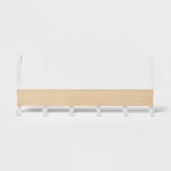 Large Over The Door Hook With Wood 6 Hooks - Brightroom™ 10 Large Over The Door Hook With Wood 6 Hooks - Brightroom™ -Brightroom GUEST 99ff13ee f6df 4e2f 94c3 9735feeec267