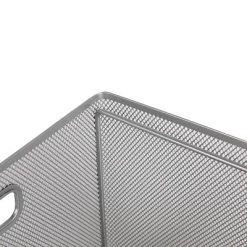 Mesh Crate File Box 10"x14"x 13.25" Silver - Brightroom™ -Brightroom GUEST 9e04effa dde7 4772 9f15 4d3fa1725f20