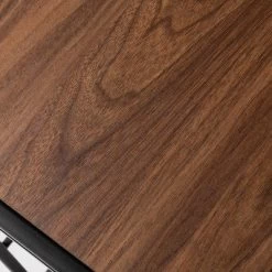 4 Tier Shoe Rack Black Metal With Walnut Wood - Brightroom™ -Brightroom GUEST 9eb47422 507d 4ed0 b86e 5857084680b0