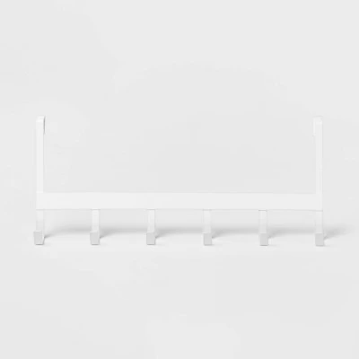 Large Over The Door Hook 6 Hooks - Brightroom™ 7 Large Over The Door Hook 6 Hooks - Brightroom™ - Image 5