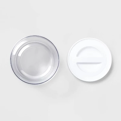 3pc Round Airtight Canister Set White - Brightroom™ 4 3pc Round Airtight Canister Set White - Brightroom™ - Image 2