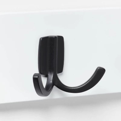 Modern Octopus 3 Hooks Rail Black/White - Brightroom™ 4 Modern Octopus 3 Hooks Rail Black/White - Brightroom™ - Image 2
