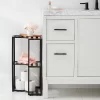 Small Space Storage Cabinet Black Metal - Brightroom™ -Brightroom GUEST c2bd3136 9135 4af4 b555 6ec1e40bb073