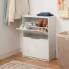 Laminate Pivot Open Shoe Cabinet White - Brightroom™ -Brightroom GUEST c4d70cfb 7fdb 4166 a55c b11dc54ee24e