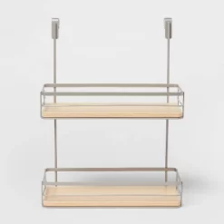 Over The Cabinet Tiered Shelves With Wood - Brightroom™ 9 Over The Cabinet Tiered Shelves With Wood - Brightroom™ -Brightroom GUEST ca010873 fa30 4b13 b6a0 2c4b9b211bd7