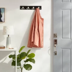 Modern Octopus 4 Rail Nickel Hooks Black - Brightroom™