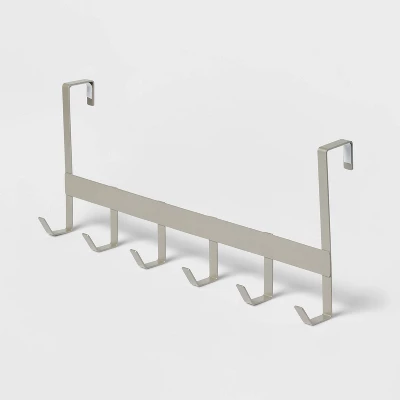 Large Over The Door Hook 6 Hooks - Brightroom™ 4 Large Over The Door Hook 6 Hooks - Brightroom™ - Image 2