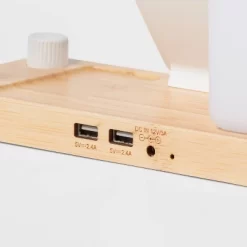Desk Lamp With Wireless Charging And Storage Compartment (Includes LED Light Bulb) - Brightroom™ -Brightroom GUEST f6295c79 afb9 4206 9400 baa48ad6c2c3