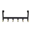 Mixed Material Over The Door 6 Hooks Rail Matte Black - Brightroom™ -Brightroom GUEST f77817c6 b17a 4038 a8d9 83e54ac180a4