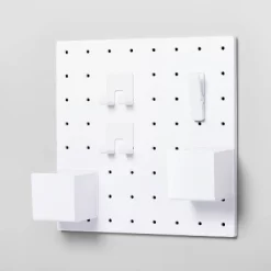 Pegboard Set White - Brightroom™ -Brightroom GUEST f843dc1c 65a0 43e6 a40f 870a3fb3c0cd